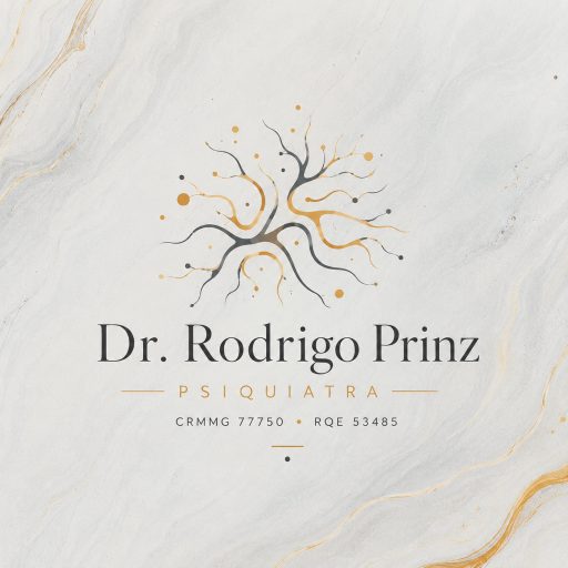 Logotipo profissional psiquiatra rodrigo prinz
